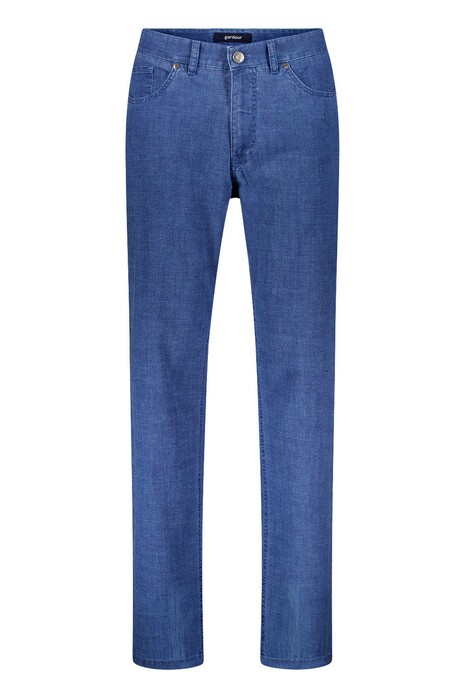 Gardeur Reza Full Cotton Natural Stretch Linnen Look Denim Jeans Stone Blue Used