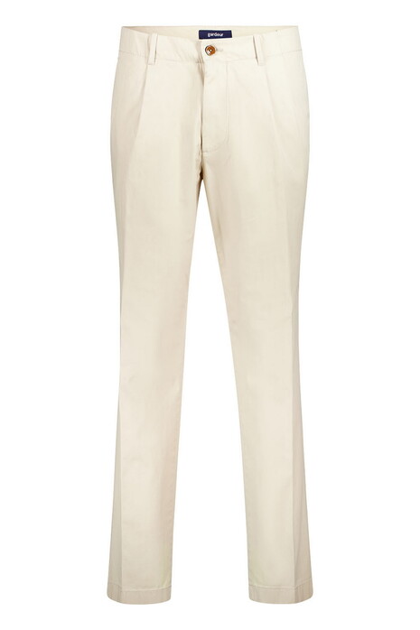 Gardeur Roman Leisure Luxury Herringbone Weave Heavy Weight Cotton Broek Zand