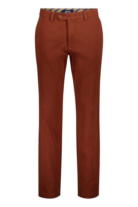 Gardeur Roman Leisure Luxury King Twill Soft Touch Comfort Stretch Broek Roest