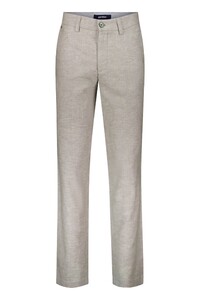 Gardeur Ruben Iconic Authentic Chino Look Cotton Linen Comfort Stretch Pants Light Khaki