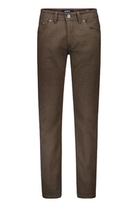 Gardeur Sandro Black Weft Comfort Stretch Soft Touch Broek Bruin