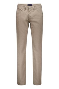 Gardeur Sandro Business Hero Luxury Comfort Subtle Texture Pattern Pants Light Brown