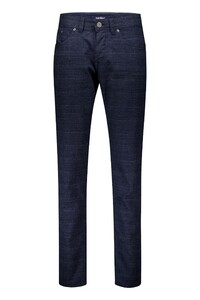 Gardeur Sandro Check Pattern Soft Touch Pants Dark Marine