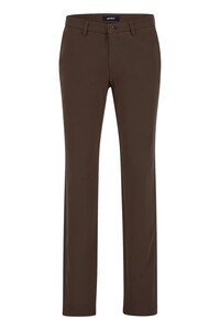 Gardeur Savage-2 3D Structure Soft Power Stretch Broek Bruin