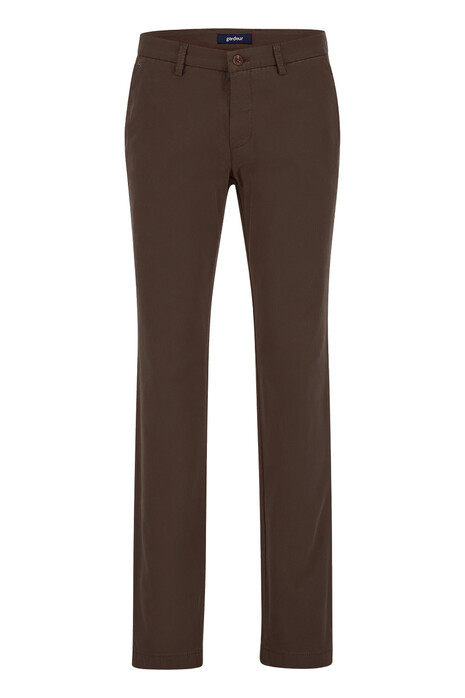 Gardeur Savage-2 3D Structure Soft Power Stretch Broek Bruin