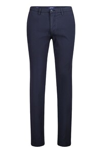 Gardeur Savage-2 3D Structure Soft Power Stretch Broek Dark Navy