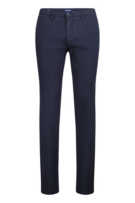 Gardeur Savage-2 3D Structure Soft Power Stretch Broek Dark Navy