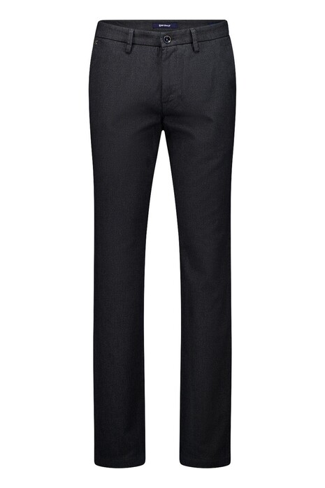 Gardeur Savage-2 Ewoolution Micro Texture Pattern Broek Anthracite