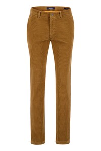 Gardeur Savage-2 High Comfort Organic Cotton Corduroy Corduroy Broek Donker Zand