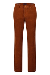 Gardeur Savage-2 High Comfort Organic Cotton Corduroy Corduroy Broek Roest