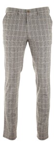 Gardeur Savage Slim-Fit Ewoolution Check Pants Beige