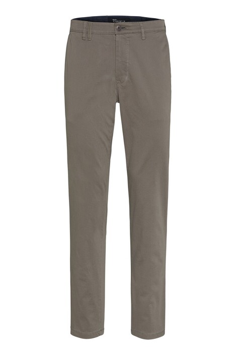 Gardeur Seven-1 Cotton Satin Broek Donker Beige
