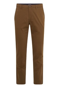 Gardeur Seven Cotten Flat-Front Broek Donker Camel