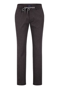 Gardeur Sidney-2 Slim Drawstring Flat-Front Pants Dark Gray