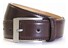 Gardeur Smalle Glad Lederen Riem Donker Bruin