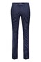 Gardeur Sonny-8 Fine Check Pattern Cotton Blend Broek Marine