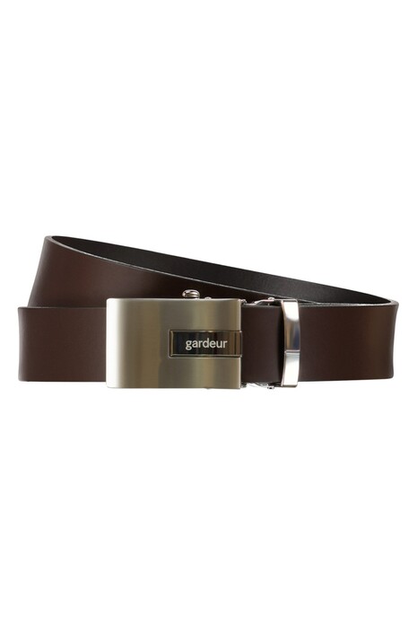 Gardeur Sportieve Riem met Automaatsluiting Dark Brown Tone