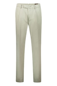 Gardeur Tolino-7 Compact Tricotine Weave Mako Cotten Tencel Blend Pants Khaki