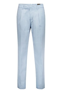 Gardeur Tolino-7 Compact Tricotine Weave Mako Cotten Tencel Blend Pants Mid Blue