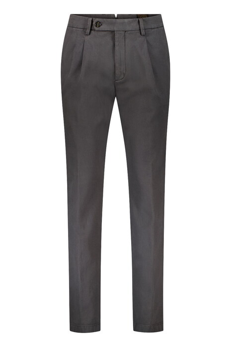 Gardeur Tolino King Twill Soft Cashmere Touch Broek Donker Grijs