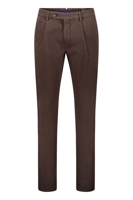 Gardeur Tolino King Twill Soft Cashmere Touch Pants Dark Brown