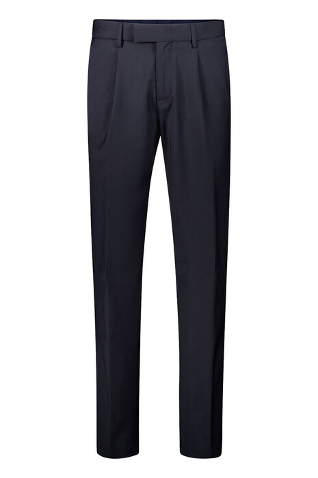 Gardeur Tolino Tropical Weave Lightweight Wool Blend Broek Dark Navy