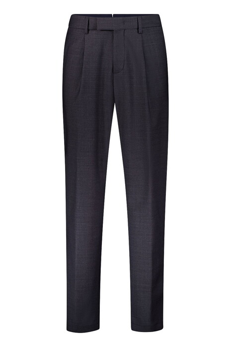 Gardeur Tolino Tropical Weave Lightweight Wool Blend Broek Donker Grijs