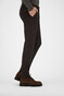Gardeur Tonic Flanel Touch Printed Jersey Wool Look Broek Bruin