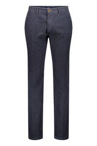 Gardeur Tonic Leisure Luxury Subtle Texture Pattern Smooth Touch Finish Pants Mid Blue