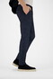 Gardeur Tonic Patterned Jersey Flanel Touch Cosy Comfort Wool Look Broek Marine
