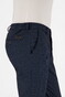 Gardeur Tonic Patterned Jersey Flanel Touch Cosy Comfort Wool Look Broek Marine