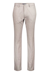 Gardeur Tonic Printed Jersey Comfort Easy Care Pants Dark Beige
