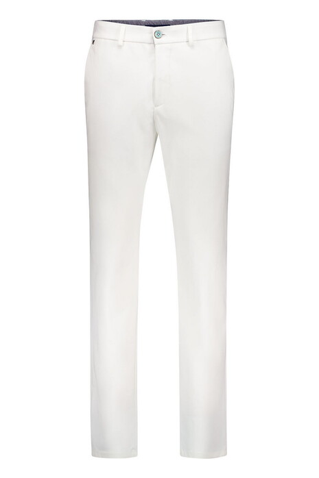 Gardeur Tonic Subtle Faux Uni Cool Touch Resort Chic Broek Ecru
