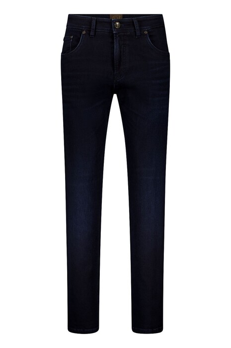 Gardeur Trama Luxurious 5-Pocket Cotton Cashmere Denim Jeans Dark Rinse Used