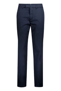 Gardeur Tybalt-4 Finest Supima Cotton Lightweight Satine Cool Silk Touch Pants Dark Marine