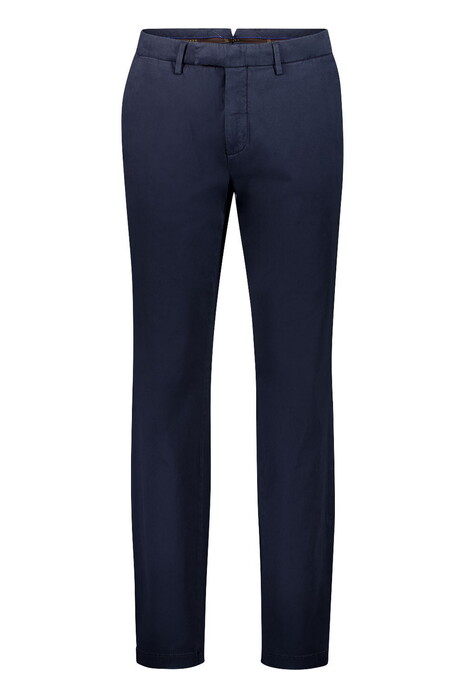 Gardeur Tybalt-4 Smooth Touch Satine Weave Superior Cotton Pants Dark Marine