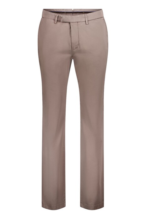 Gardeur Tybalt Exclusive Light Cotton Satin Comfort Stretch Broek Bruin