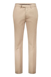 Gardeur Tybalt Exclusive Light Cotton Satin Comfort Stretch Pants Dark Beige