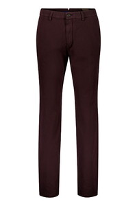 Gardeur Tybalt Finest Cotton Tencel Blend Compact Tricotine Weave Broek Bordeaux