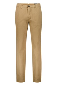 Gardeur Tybalt Finest Cotton Tencel Blend Compact Tricotine Weave Broek Zand