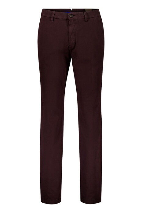 Gardeur Tybalt Finest Cotton Tencel Blend Compact Tricotine Weave Pants Bordeaux