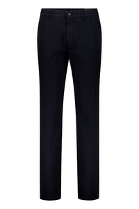 Gardeur Tybalt Finest Cotton Tencel Blend Compact Tricotine Weave Pants Dark Navy