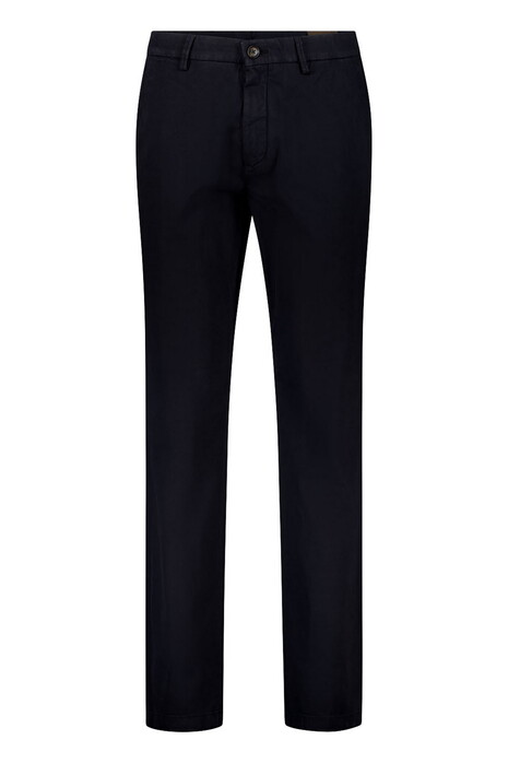 Gardeur Tybalt Finest Cotton Tencel Blend Compact Tricotine Weave Pants Dark Navy