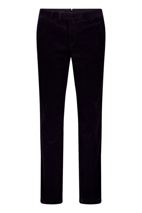 Gardeur Tybalt Genua Corduroy Soft Touch Cotton Tencel Subtle Stretch Corduroy Broek Dark Lilac