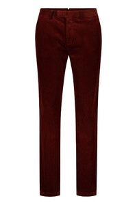 Gardeur Tybalt Genua Corduroy Soft Touch Cotton Tencel Subtle Stretch Corduroy Broek Donker Bruin