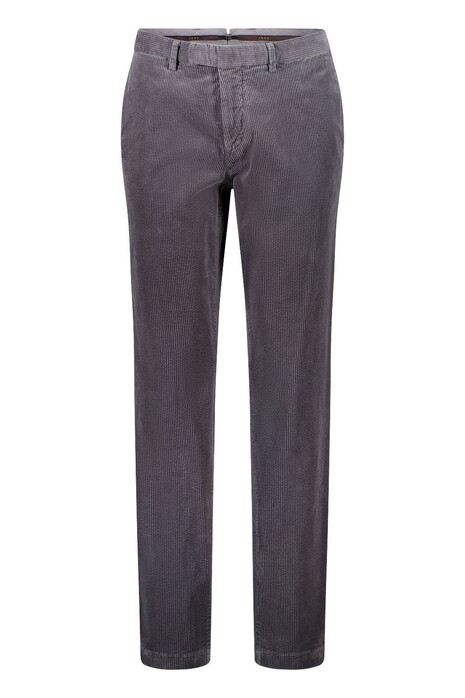 Gardeur Tybalt Genua Corduroy Soft Touch Cotton Tencel Subtle Stretch Corduroy Broek Grijs