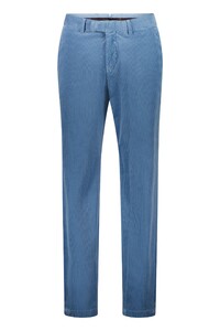 Gardeur Tybalt Genua Corduroy Soft Touch Cotton Tencel Subtle Stretch Corduroy Broek Midden Blauw