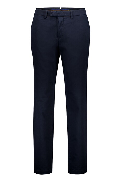 Gardeur Tybalt Luxurious Soft Touch Cotton Cashmere Blend Broek Dark Navy