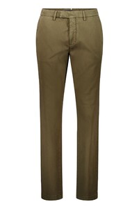 Gardeur Tybalt Smooth Satine Weave Soft Touch Finest Cotton Pants Dark Khaki