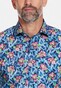 Giordano Abstract Flower Pattern Maggiore Semi Cutaway Shirt Navy-Green-Pink